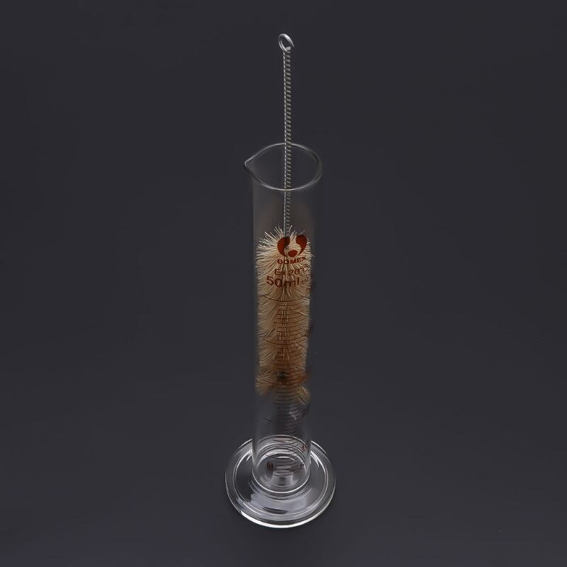 10Ml 25Ml 50Ml 100Ml Cilinder Meten Lab Glas Maatbeker Container Chemie Cilinder