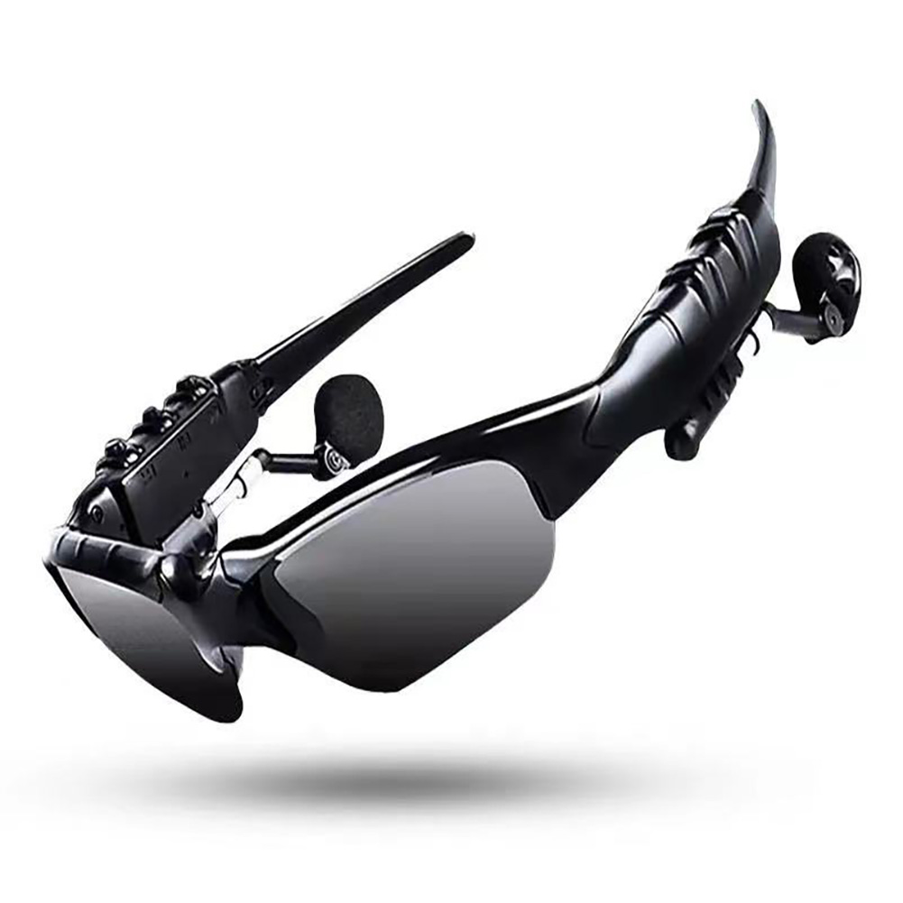 Deportes Estéreo Inalámbrico Bluetooth Ciclismo Gafas de sol 5.0 Auriculares Teléfono Polarizado Conducción Gafas de sol/mp3 Montar Ojos Gafas: Blanco