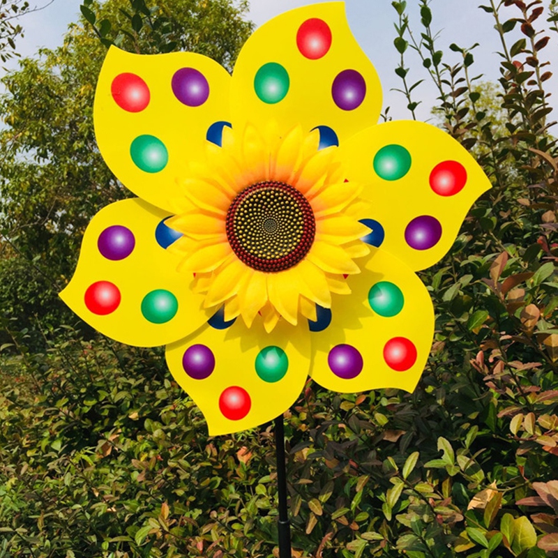 Zonnebloem Wind Spinners Voor Tuin En Tuin Grote Wind Spinner Buitenwind Sculpturen Verjaardagscadeaus: Lavendel