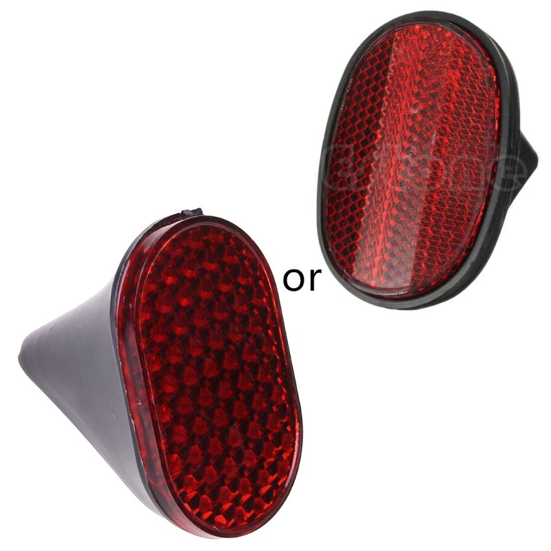 Red Bicycle Bike Rear Safety Warnning Reflector Ta... – Grandado