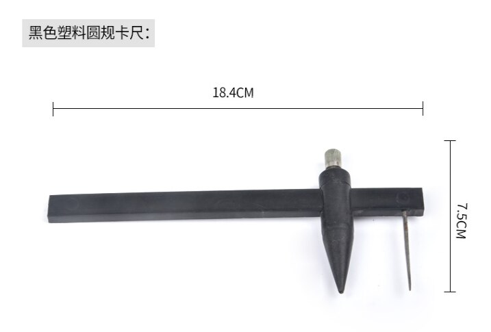 Herramientas de cerámica fina, pinzas de medición, herramientas de dibujo circular de cerámica de cobre, plástico y madera, usadas para hacer tabletas redondas de arcilla: plastic