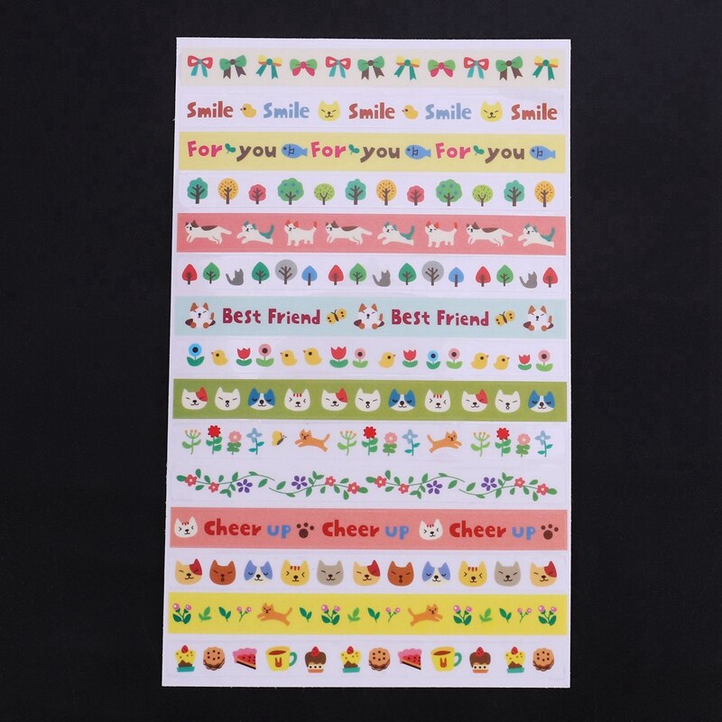 10 Pcs Netting Oppervlak A3 Document Bestand Houder Rits Zak & 6 Vel Patroon Leuke Dieren Stickers Dagboek Stickers
