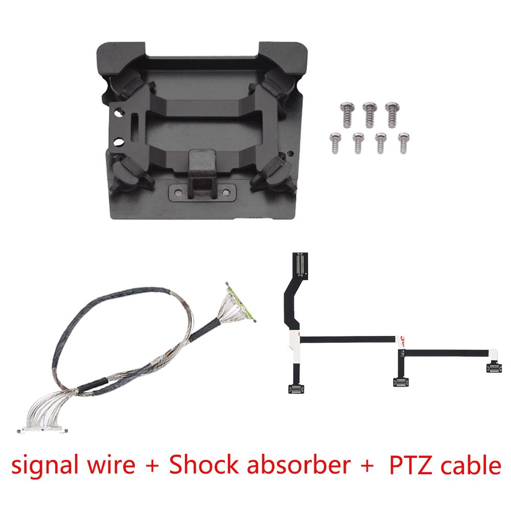 Flex Ribbon Flat Cable for DJI Mavic Pro Camera Drone Gimbal Mount Plate Damping Bracket Signal Cable Repairing Parts Accessory: Package 4