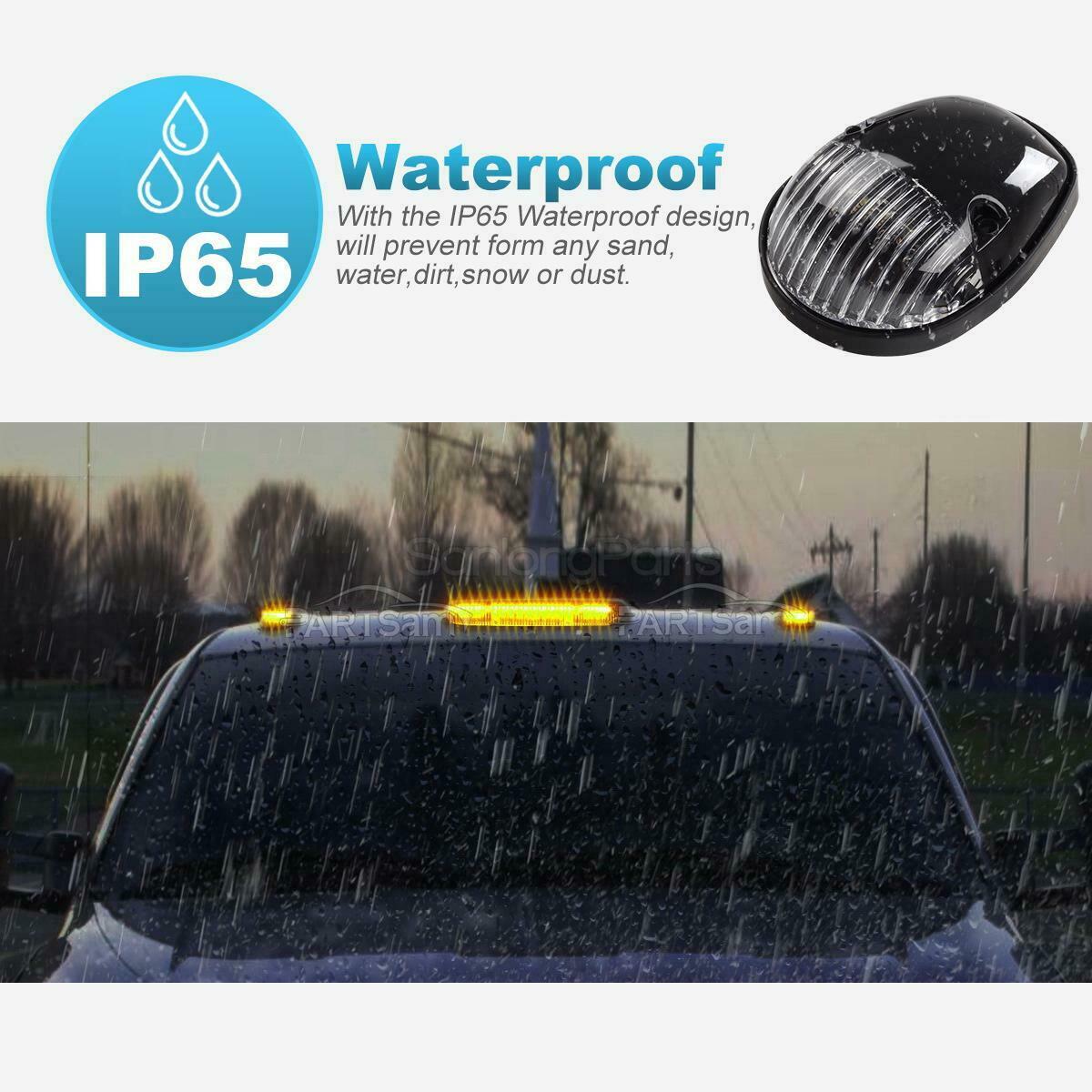 Dak Cab Led Verlichting Transparante Cab Dak Led Running Light White Voor Dodge Chevrolet Suv 3Pcs Running Lamp