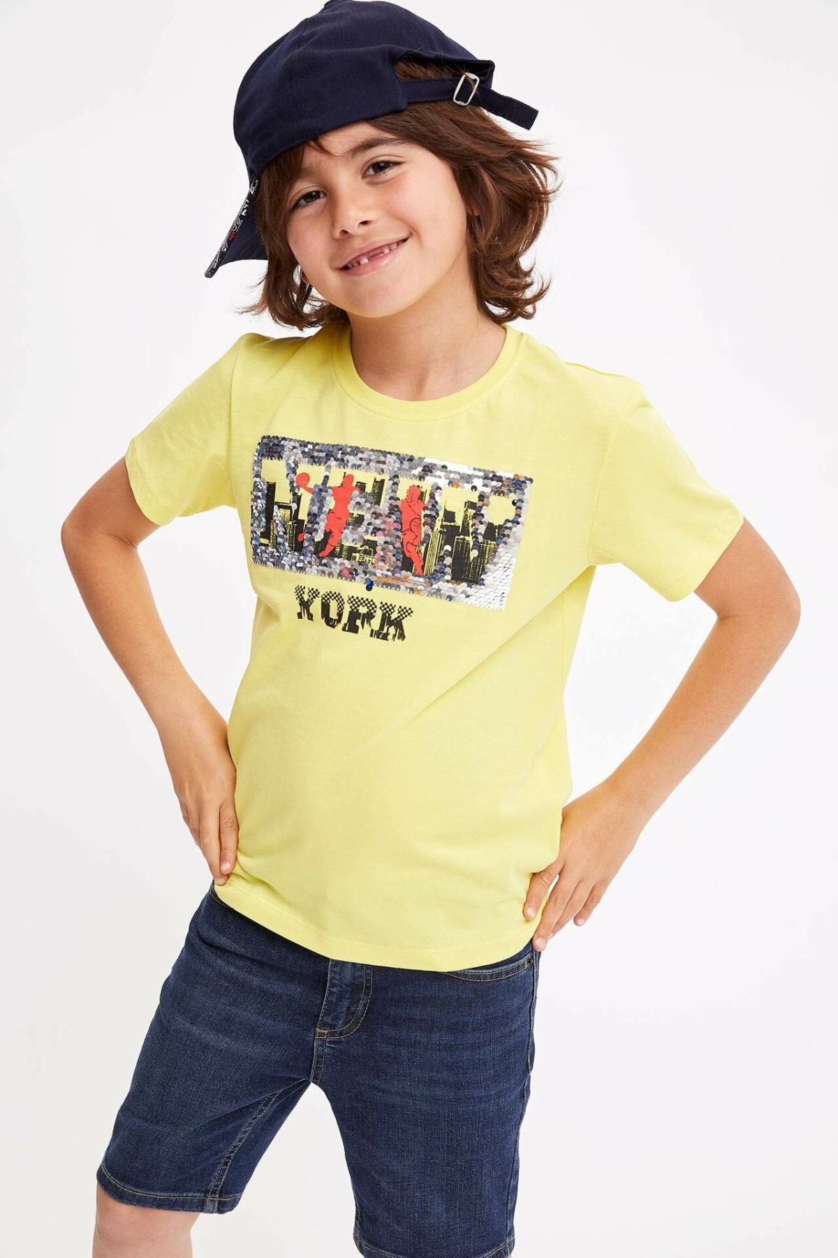 DeFacto Junge Kurzarm T-Shirt-K6243A619SM