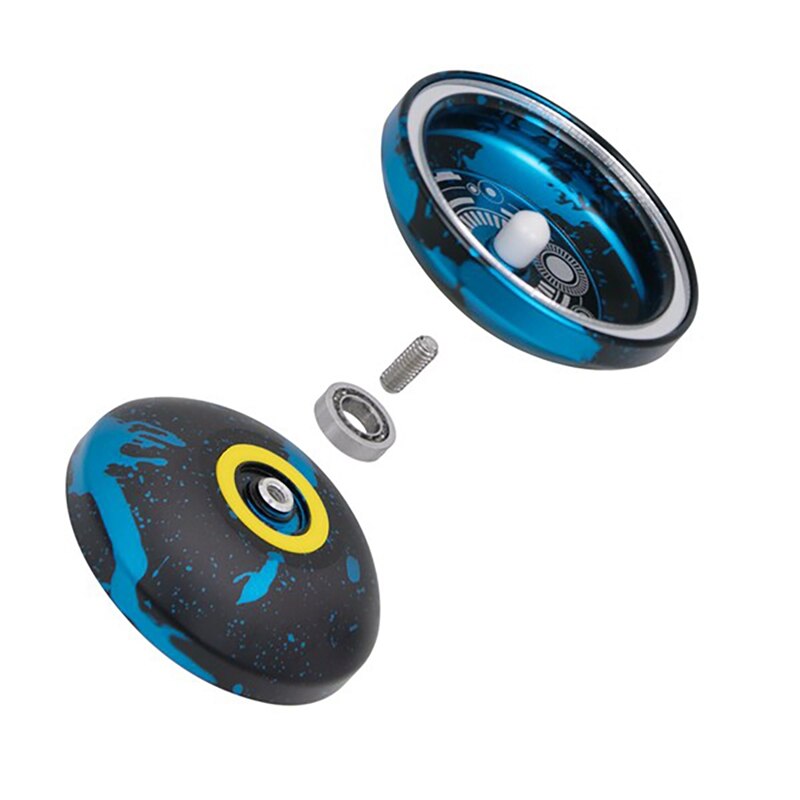 MAGICYOYO T7 Metal Responsive Yoyo for Kids Beginners with Narrow C Bearing,5 Replacement Yo-Yo Strings,Yo-Yo Holster,YoYo Glove