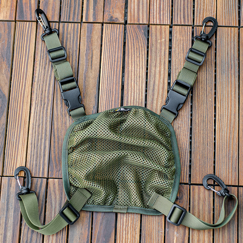 Taktischer Rucksack, Helmnetz-Abdeckung, Mehrzweck-Molle-Aufbewahrung, taktische Tragetasche für Sport, Jagd, Schießen, Kampfhelm: Grün