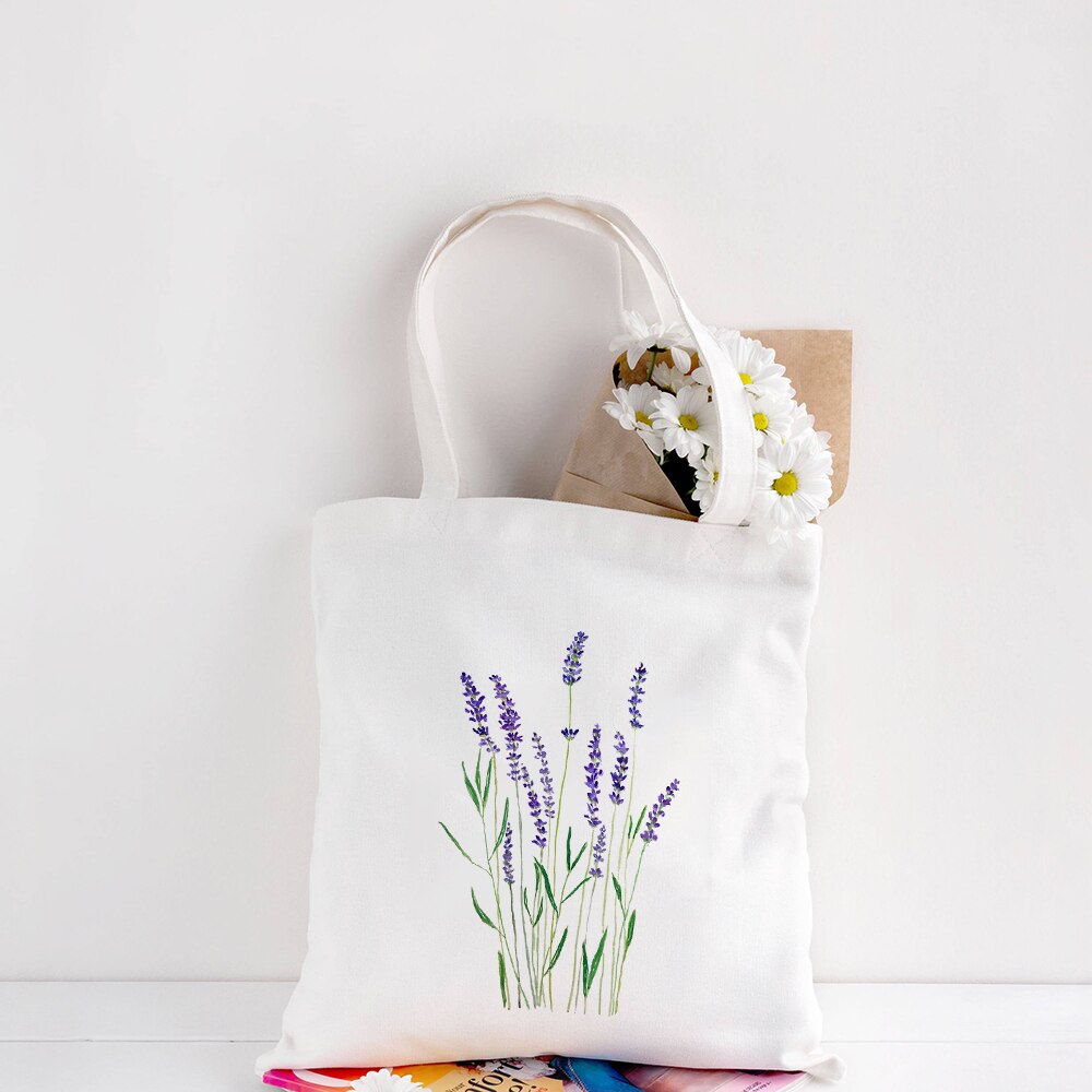 Vrouwen Canvas Boodschappentas Vrouwelijke Canvas Doek Schoudertas Eco Handtas Tote Herbruikbare Grocery Shopper Tassen Studenten Boekentas: 7