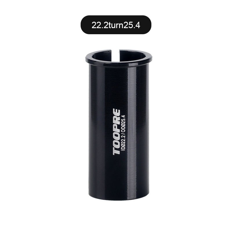Fiets Zadelpen Adapter Buis Adapter Shim 22.2/25.4/27.2/31.6/33.9Mm 25.4/27.2/28.6/30.4/30.8/31.6/33.9/34.9Mm Voor Mtb: 22.2mm to 25.4mm