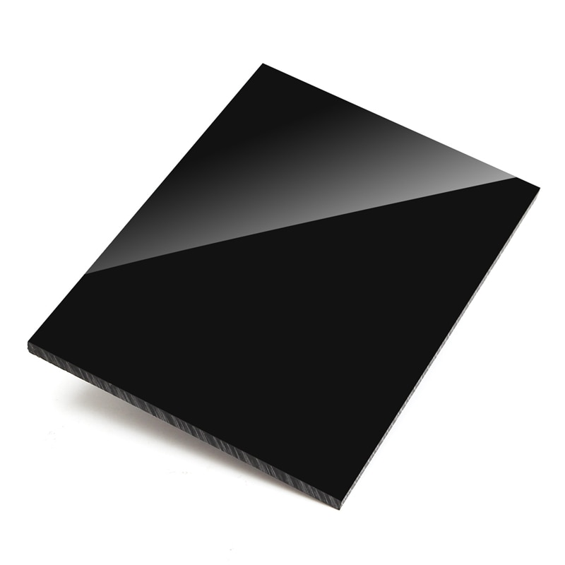 blank ren svart plexiglass plastark akrylbrett organisk glass polymetylmetakrylat 1mm 3mm 8mm tykkelse 200*200mm