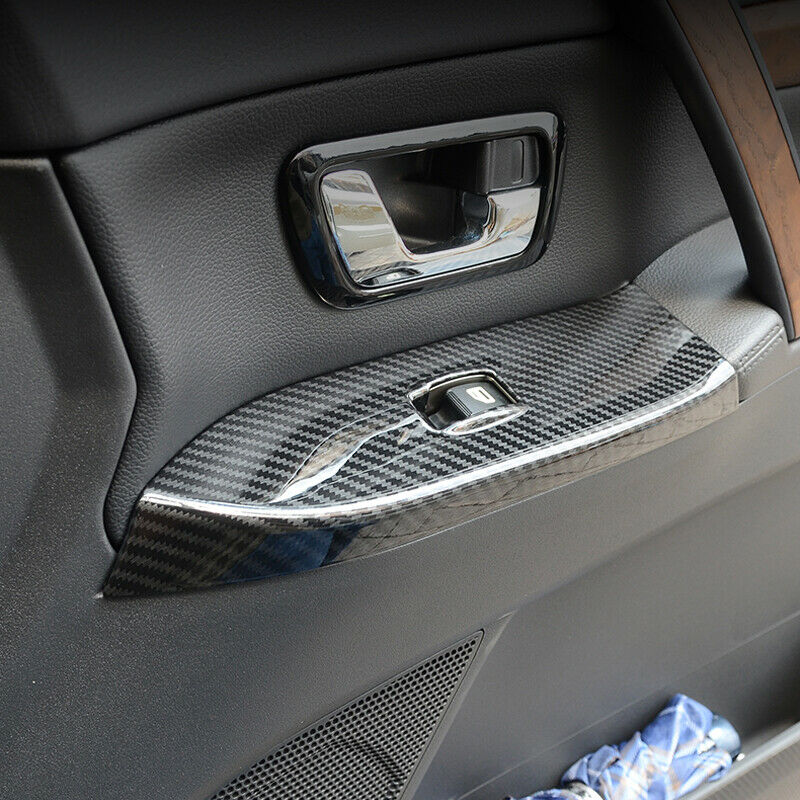 Molduras de marcos para ventana interior de coche, accesorios decorativos para Panel de botón interruptor, Mitsubishi Pajero