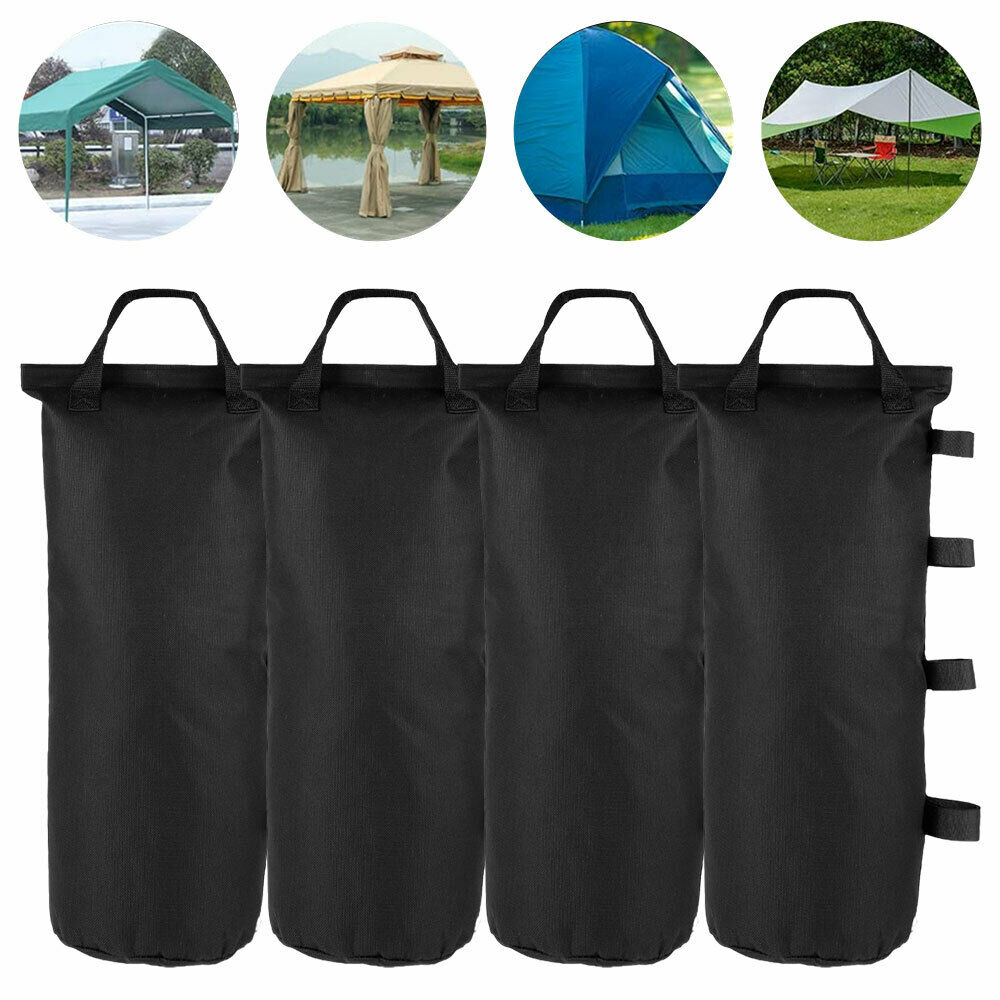 4 st utomhus camping tält sandpåse kapell vikter sandsäck oxford vindtät fixering sandsäck tält leggings tillbehör ingen fyllning
