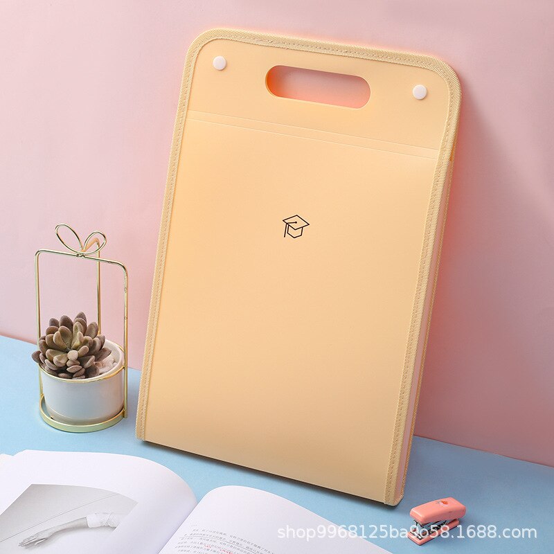 Vertical Filing Products Bag File Folder 13 Layer A4 Expanding Document Subject Classificy Organizer Storage Folders Waterproof: C