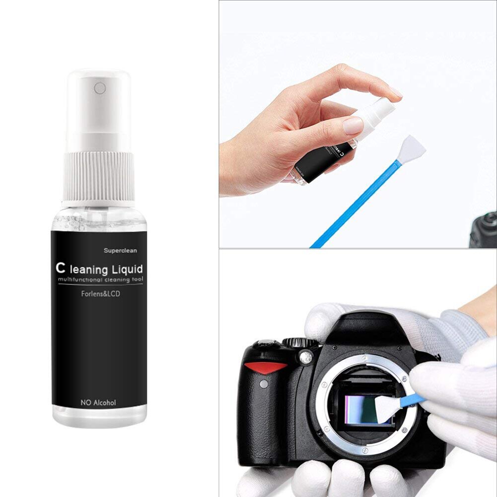 47pcs Camera Cleaner Kit DSLR Lens Digital Camera Sensor Cleaning with Brush For SLR DV Cameras Mobile Phone PC Computer Clean