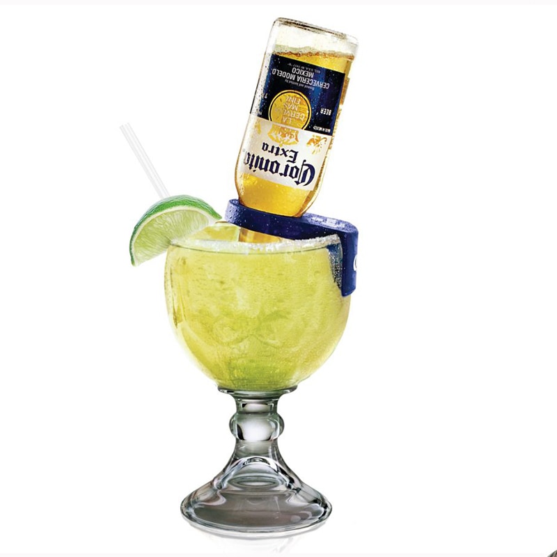 Schooner Beer Glass -600ml Extra Large Goblet Crystal Style Lead Free Shrimp Cocktail, Coronaritas, Margaritas