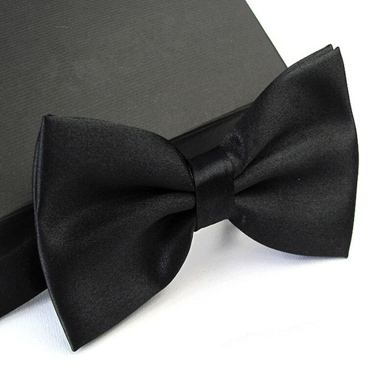 1PC Gentleman Men Adjustable Classic Satin Bowtie Necktie tie For Wedding Party Adjustable Bow tie knot