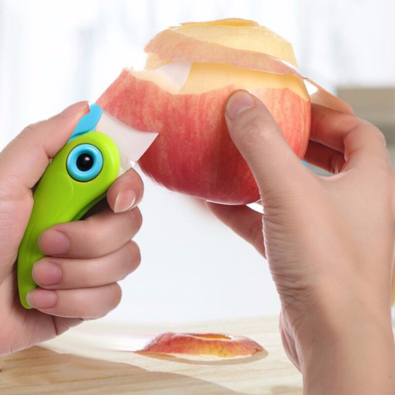 Mignon perroquet forme Pare éplucheur poche pli couteau à légumes coupe tranche Mini lame en céramique pique-nique déjeuner fruits coutellerie Cutter
