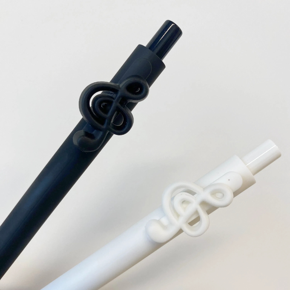 10 stuks muzieknoten pennen, muzikale nieuwigheid, 0.5mm soepel schrijvende zwarte pennen voor dagboek, kantoor en schoolbenodigdheden