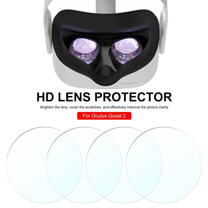 Für Oculus Suche 2 VR Gläser TPU Weichen Film VR Objektiv Schutz HD Film Anti-kratzen Objektiv Schutz Für oculus Suche 2