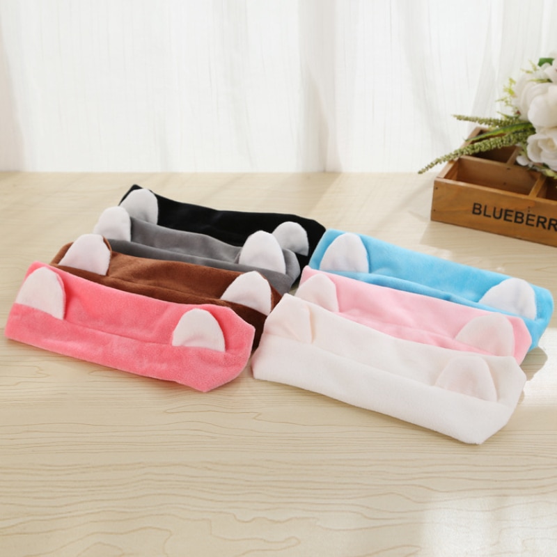 Lovely Cat Ears Soft Shower Hair Band Wrap Headband Makeup Hair Accessories Makeup Tool