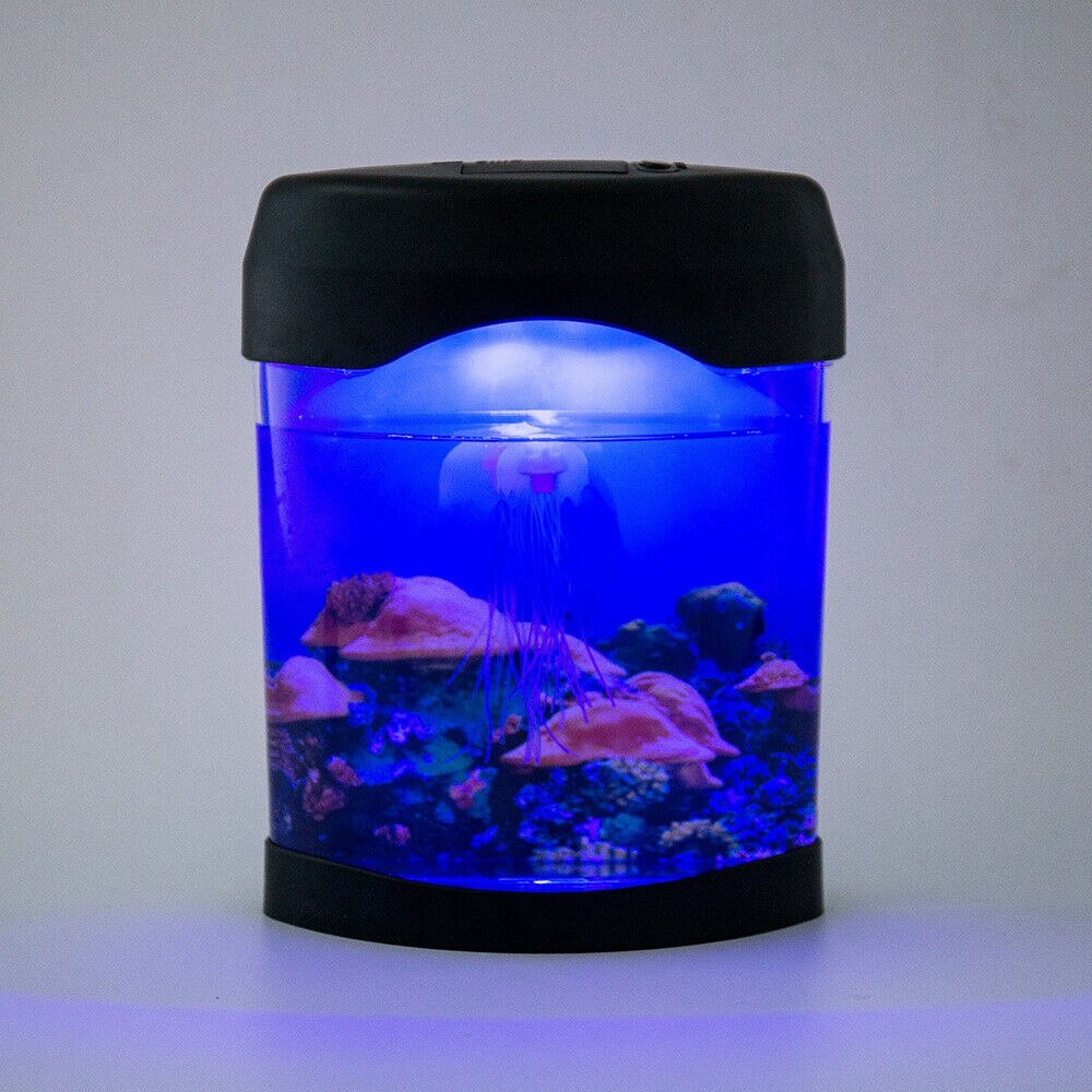 Lampe LED d&#39;ambiance pour Aquarium, méduse, couleur changeante, luminaire décoratif d&#39;intérieur, idéal pour un bureau