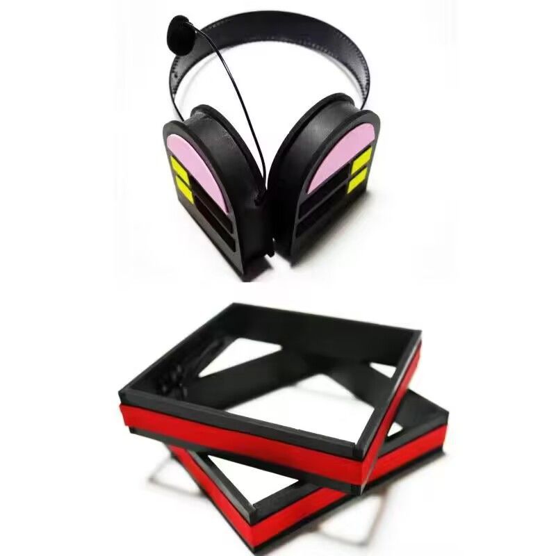 VOCALOID SEASON women Magical Snow MIKU cosplay headphone hair accessories role play headband: Pink
