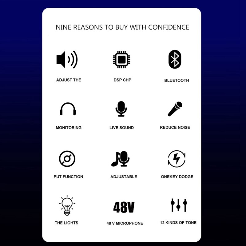 A2 Live Sound Card Portable Bluetooth Sound Card Profession Adjustable Volume Audio for Music Recording Karaoke Singing