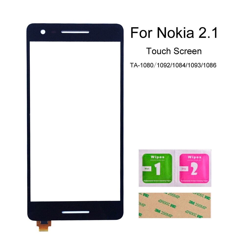 Voor Nokia 4.2/3.2/2.2/2.1 Telefoon Touch Screen Digitizer Telefoon Touch Glas Panel Sensor Montage Onderdelen: 2.1 Black