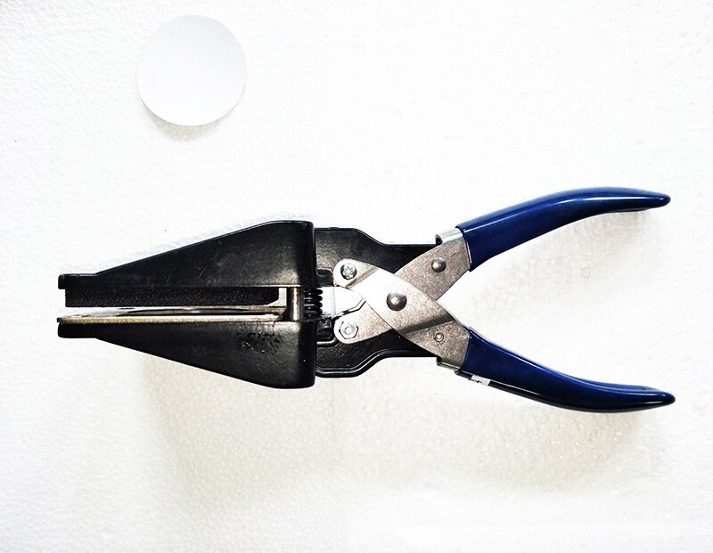 Hand Held Manual Round 37mm 25mm 32mm 44mm Paper Graphic Punch Die Cutter for Pro Button Maker