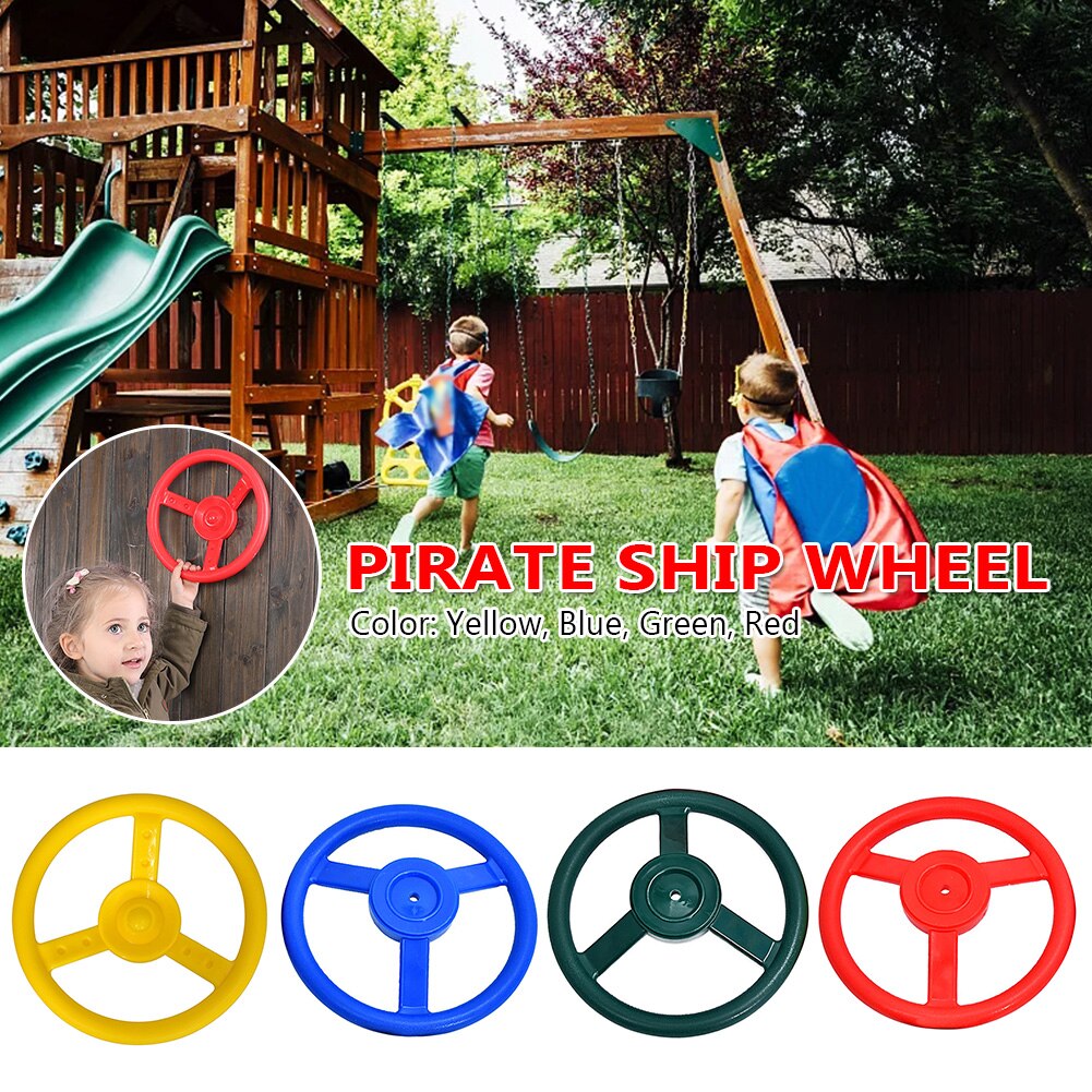 Letvægts have med skrue sjov forlystelsespark piratskib hjul sving tilbehør udendørs børn legetøj klatrestativ styring