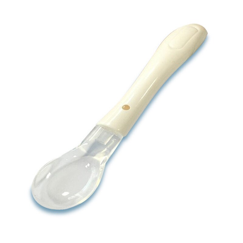 1/3 stk myk, giftfri silikon sikkerhet baby matskje barn skje baby mater bestikk servise nydelig for barn