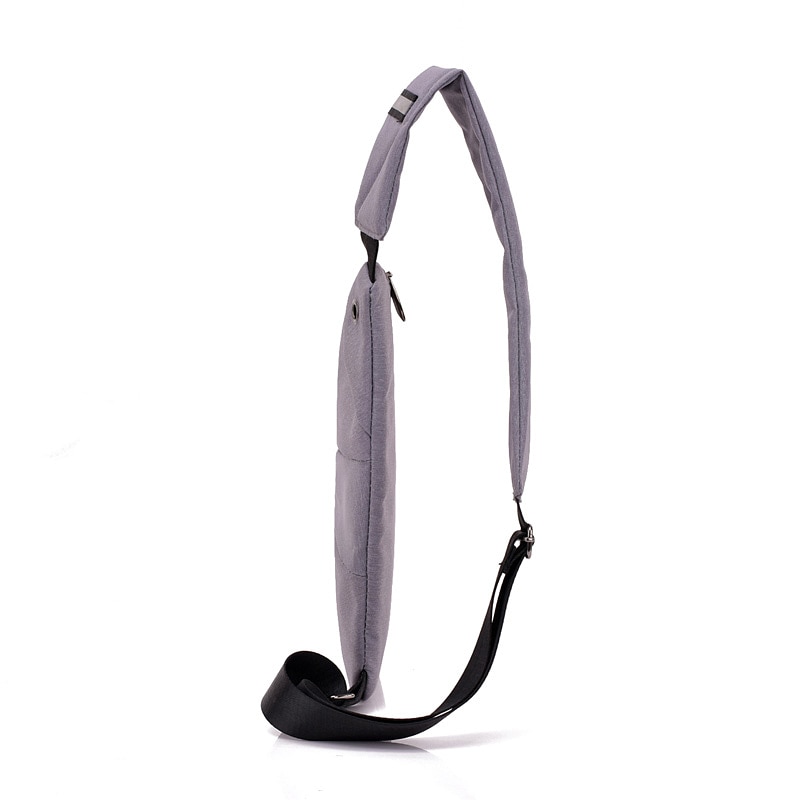 Fabra Anti-Theft Männer Messenger Schulter Taschen Männer Brust Pack Männer Retro Trapez Sharp Crossbody-tasche Motorrad Sling Tasche schwarz