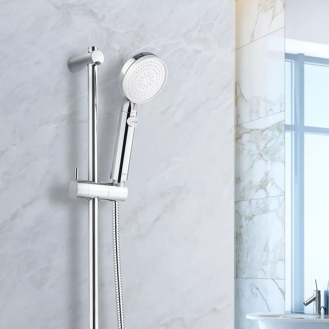 Xiaomi Mijia OPPLE Booster Hand dusche einstellen aufgeladen dritten Gang wasser modus eins-klicken sie auf halt Geschmack