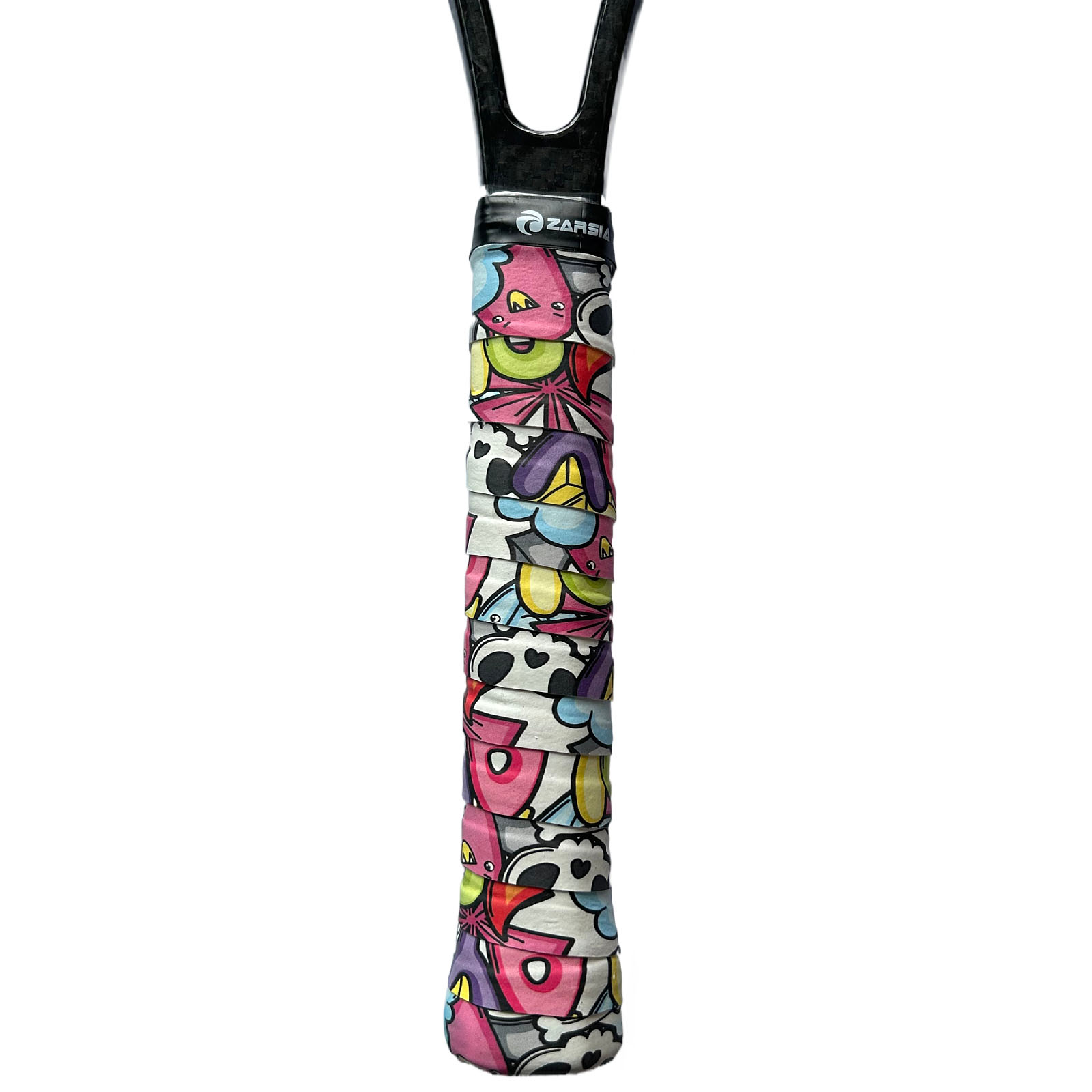 3Pcs Zarsia 2022 Afdrukken Anti-Slip Badminton Overgrips Tennis Racket Overgrips Squash Racket Grips: Bordeaux
