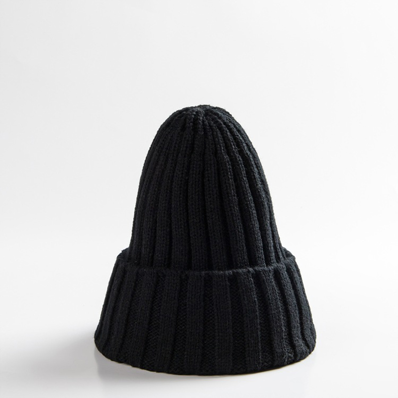 Stickad baby turban mössa varma ullkepsar mjuk mössa för barn flickor pojkar nyfödd elastisk småbarn spädbarn vinter huvudbonader: 1