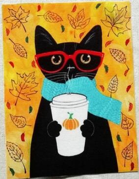 Cut Cat Succulent Hand Geverfd Stof Gedrukt Voor Diy Patchwork Thuis Mix 8 Stuks Decora Op Muur Natuurlijke 15X20cm: H1-6