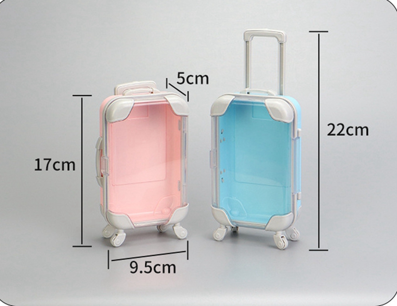 Dollhouse Miniature Scene Decoration Mini Simulation Suitcase For Small Luggage Doll Accessories Toys