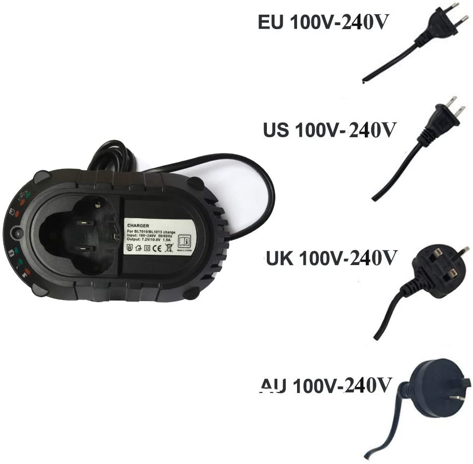 Li-ion Battery Charger For Makita 10.8V/12V Lithium Battery BL1013 DC10WA US/EU Plug Optional