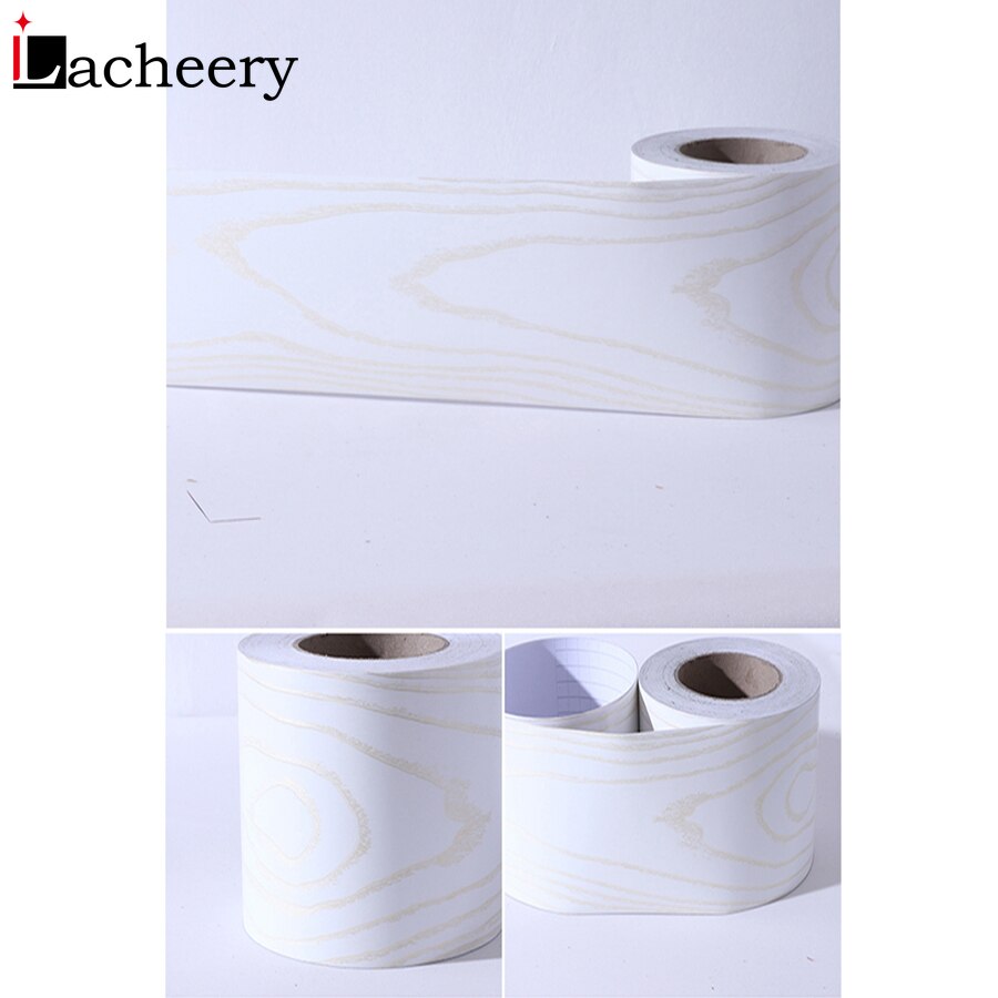 Stue vandtæt fodlister klistermærke rulle selvklæbende kant hjem dekorative hvide talje linje køkken vægklistermærke