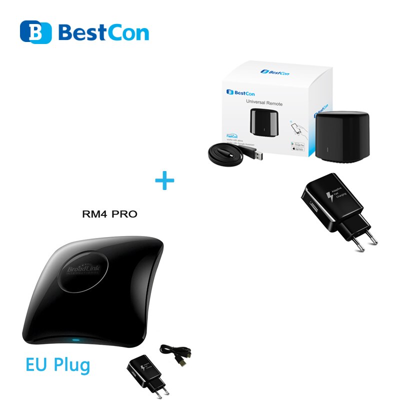 Broadlink rm4 pro/bestcon rm4c mini automação residencial inteligente wifi ir rf controle remoto inteligente universal trabalho com alexa