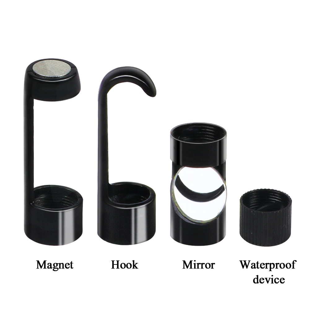 8mm camera inspectie endoscoop met Haak Magneet Side View Mirror Voor WF010 en WF020 draadloze borescope camera serie