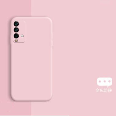 For Xiaomi Redmi 9T Silicone Case Soft 9 T Clear Full Protective Shell Boy Girl Solid Simple Pure Color Transparent Cover Funda: for Redmi 9 / Light Pink