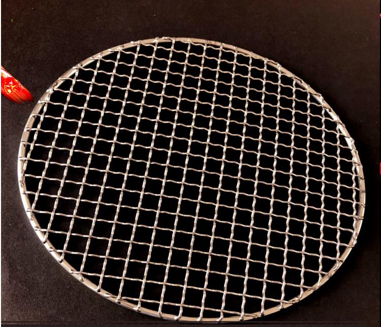 304 Stainless Steel Round Grill Net Barbecue BBQ Meshes Cooling Rack Steam Baking Rack Camping Outdoor Mesh Wire Net
