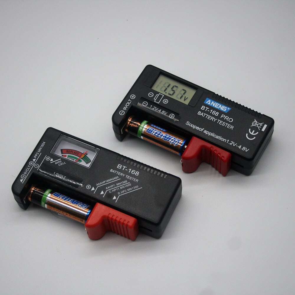 BT-168 Pro 168 Universele Batterij Tester Batterij Capaciteit Diagnostic Tools Voor Huishoudelijke Batterij Testen Levert