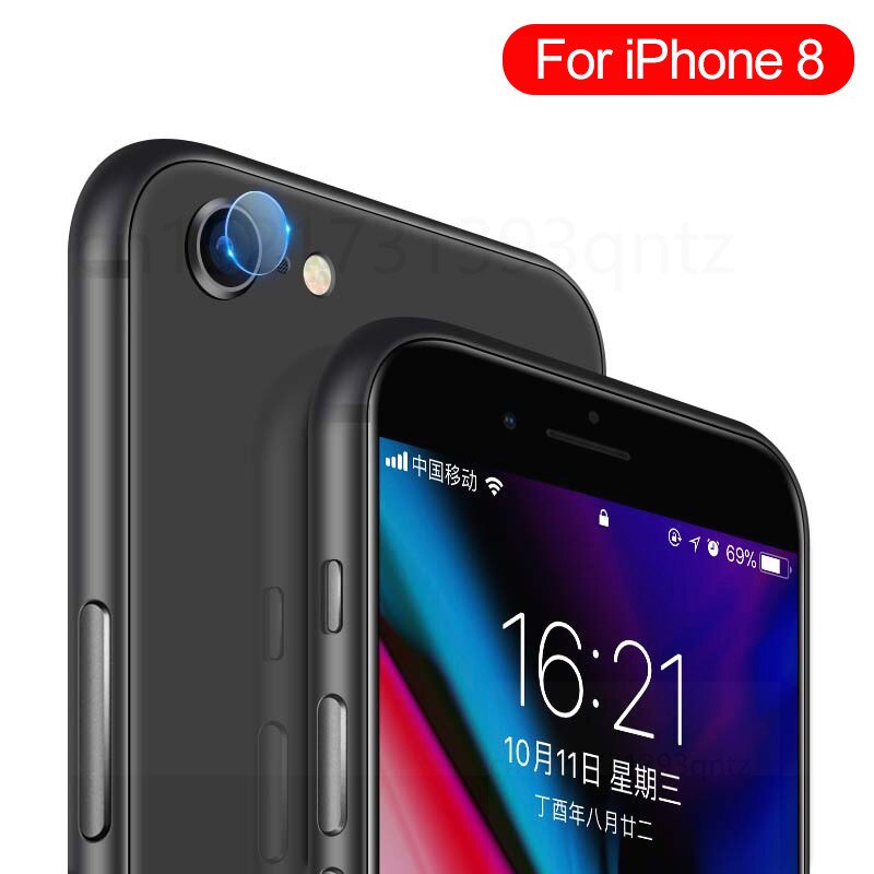 3Pcs Camera Bescherming Glas Voor Iphone 11 12 Mini Pro Max X Xr Xs Max Screen Protector Voor Iphone 11 Pro 7 8 Plus Se Lens Glas: For iphone 8