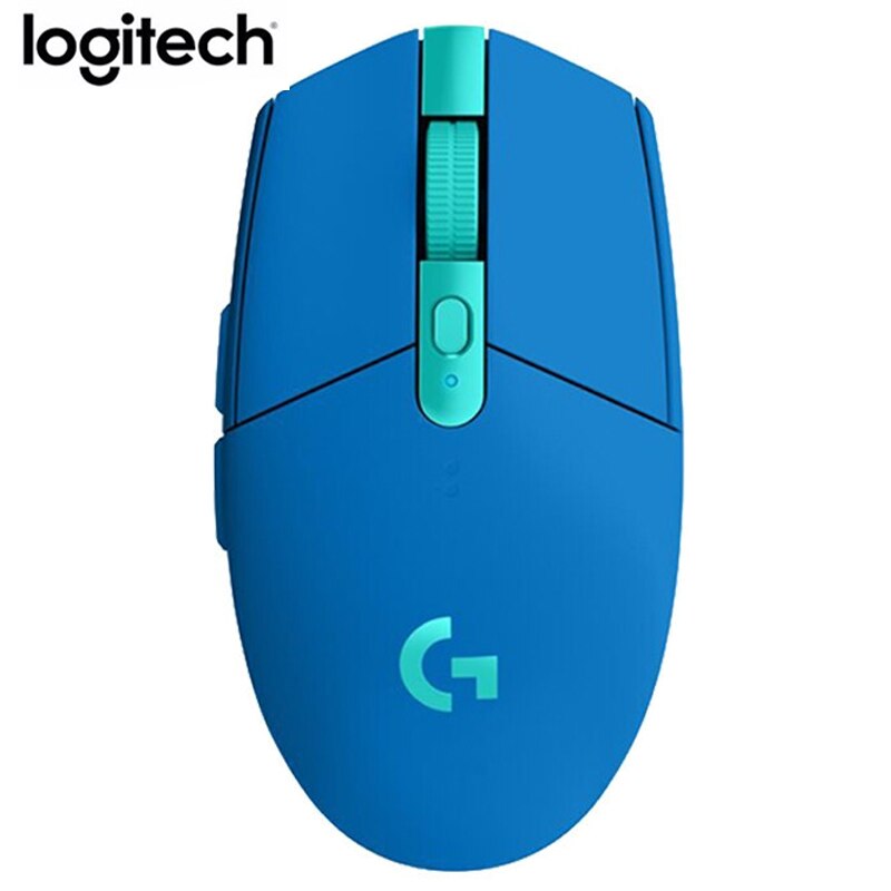 Logitech G304 G305 ratón inalámbrico 6 botones programables USB ratón inalámbrico héroe Sensor de 12000DPI ajustable Mouse óptico para juegos: G304 blue Wireless