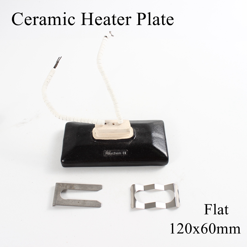 120*60mm 220V 150W 500W Ceramic Heater Plate Board Flat Top Upper Infrared Air Heating For BGA Rework Station Pet Lamp 120x60mm