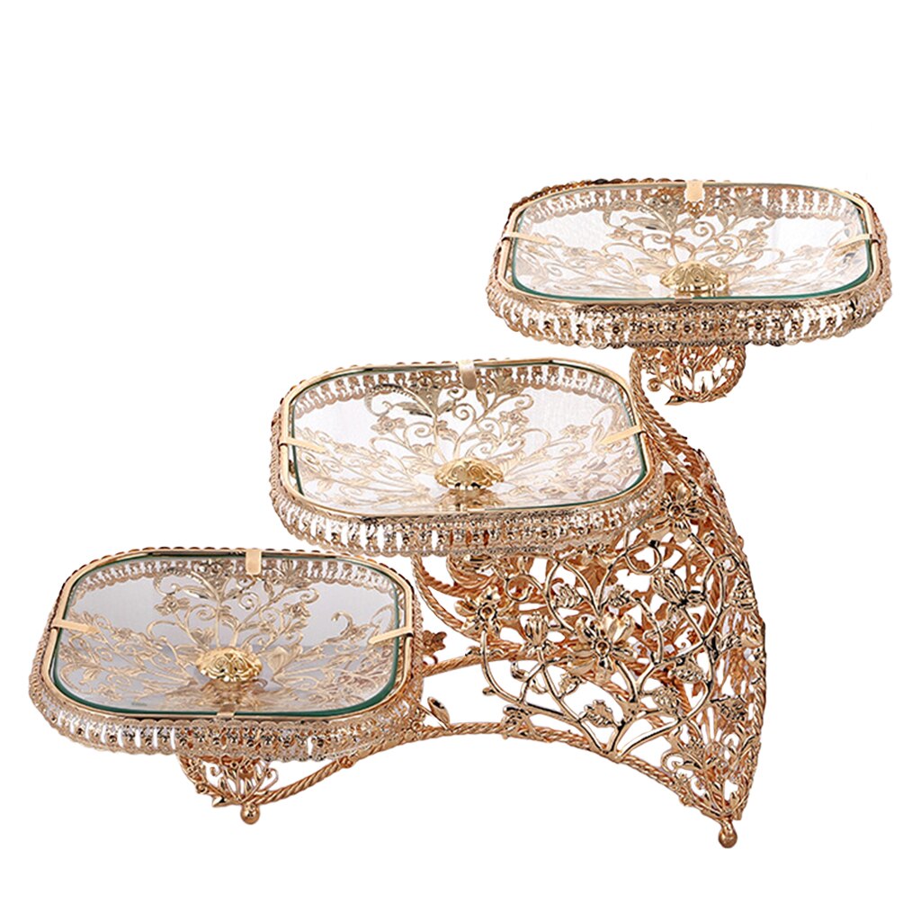 Fruit Bowl Storage Serving Plate Candies Kitchen Wedding Decor Ornament