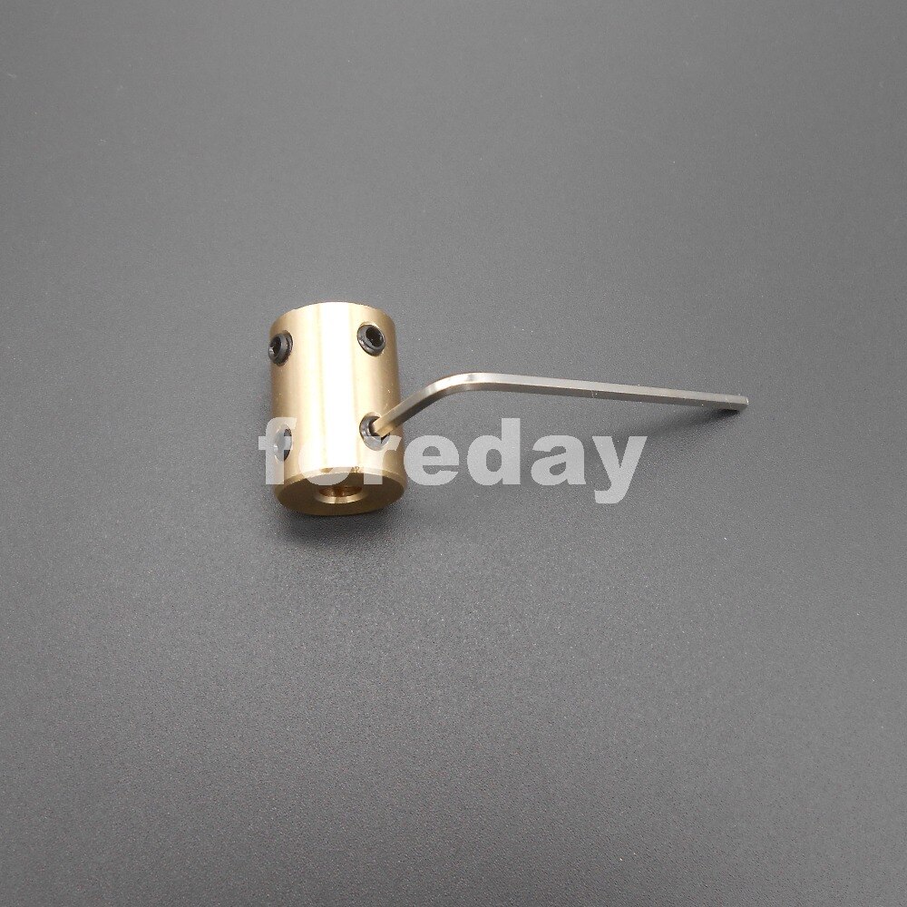5PCS Coupling Coupler 5-5 5mm TO 5mm brass Shaft Motor rigid Coupling Coupler length 22mm *FD290X5+2