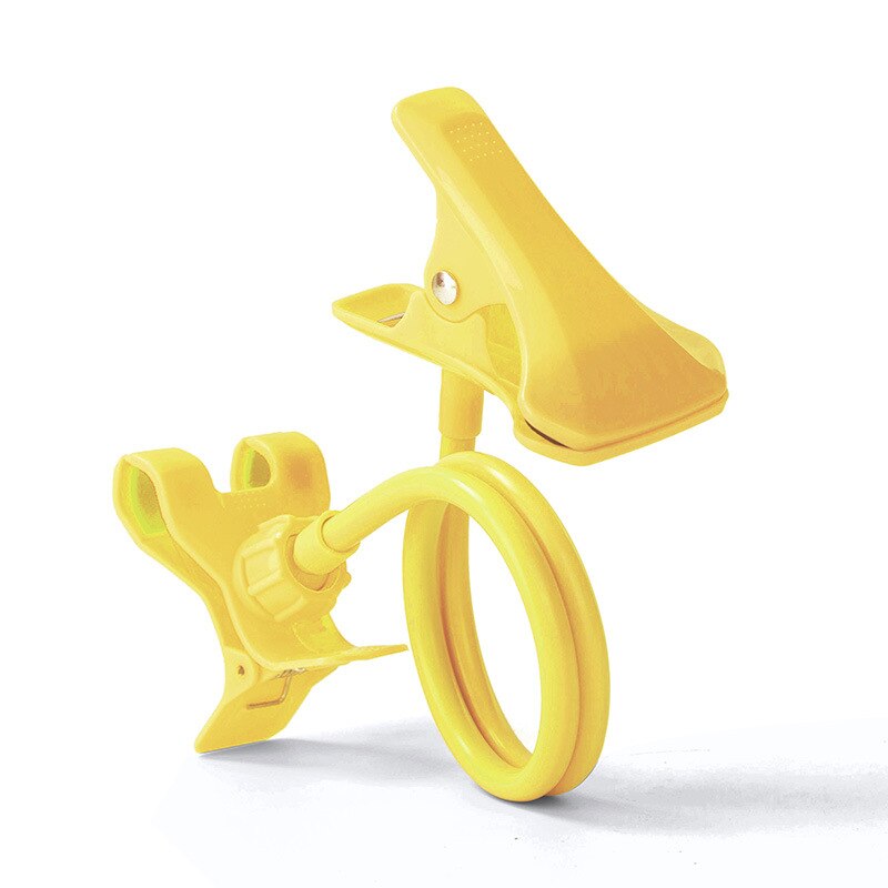 Long Arm Lazy Phone Holder Mobile Phone Flexible Bed Desk Table Stand Holder Clip Bracket For iPhone Huwei Samsung Stand: yellow